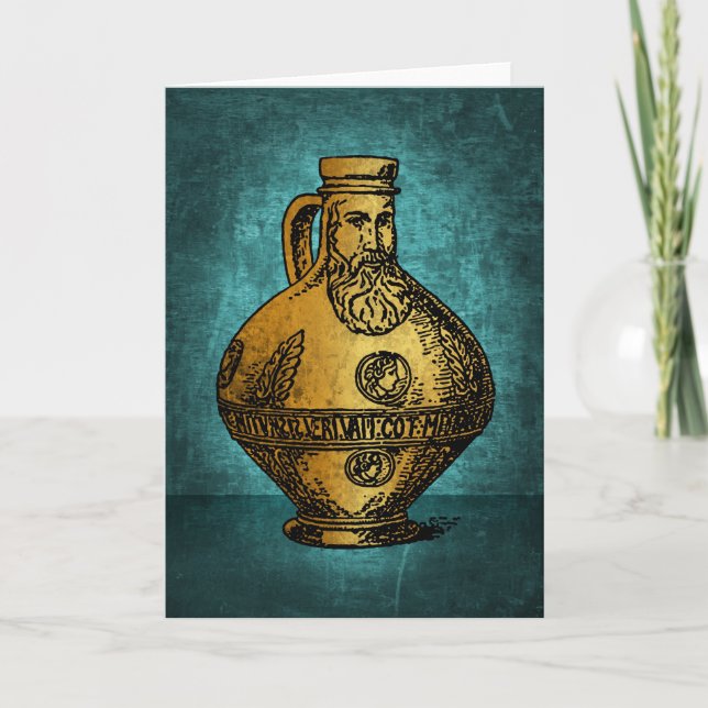 Carte Bouteille de sorcière Bellarmine (Devant)