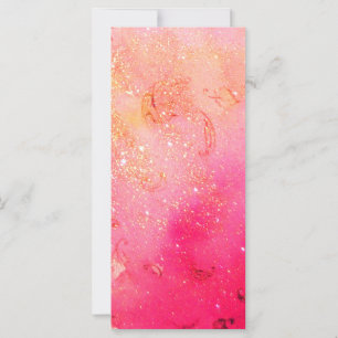 CARTE BOUTEILLE MAGIQUE EN ÉCLAIRAGE D'OR