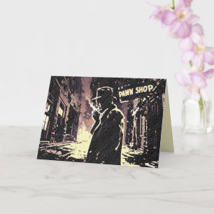 Carte Boutique de prêteur sur gages Style d'art pop urba