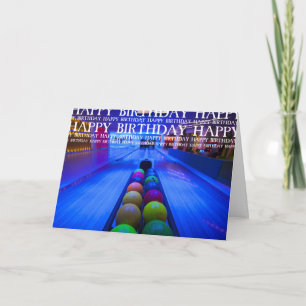 Carte Bowler Bowling Score parfait 300 Anniversaire