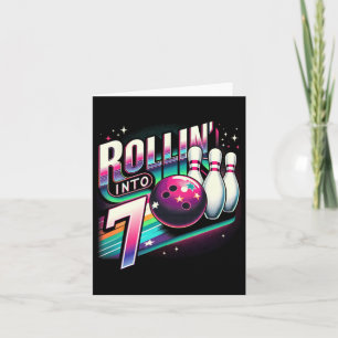 Carte Bowling Anniversaire Rollin Into 7 Partie 7e Anniv