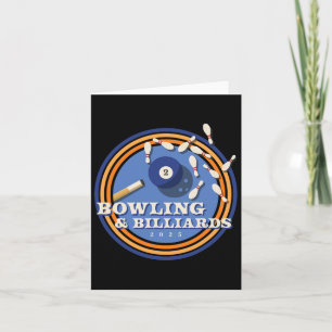 Carte Bowling Et Billard - 2 Ll
