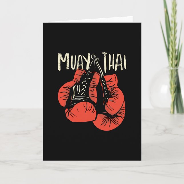 Carte Boxe de Muay Thai (Devant)