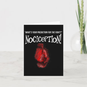 Carte Boxe Movie passionné Anatomie Biologie Étudiant Te