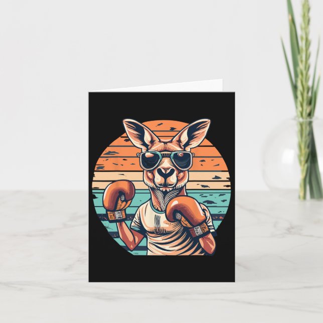 Carte Boxe Roger Australian Kangaroo Boxer Kang (Devant)