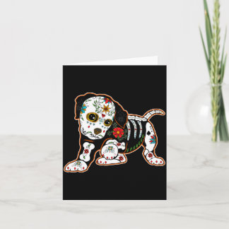 Carte Boxer Dia De Los Muertos Jour Du Gouvernement