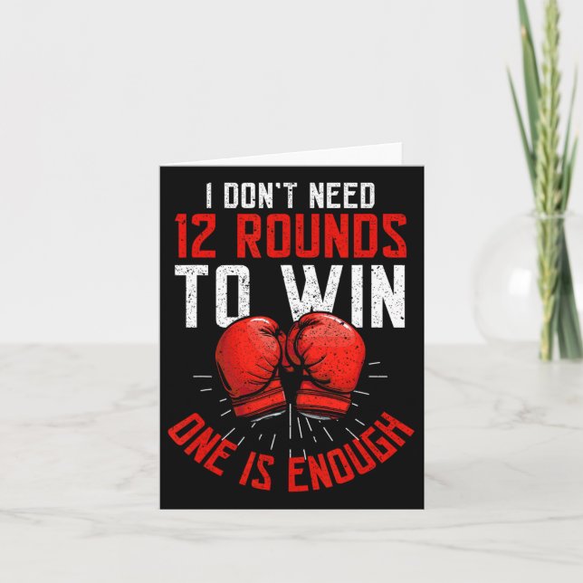 Carte Boxer Funny Boxer (Devant)