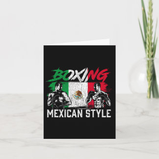 Carte Boxer Mexicain Boxer
