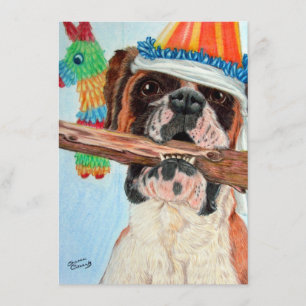 Carte Boxeur d'anniversaire