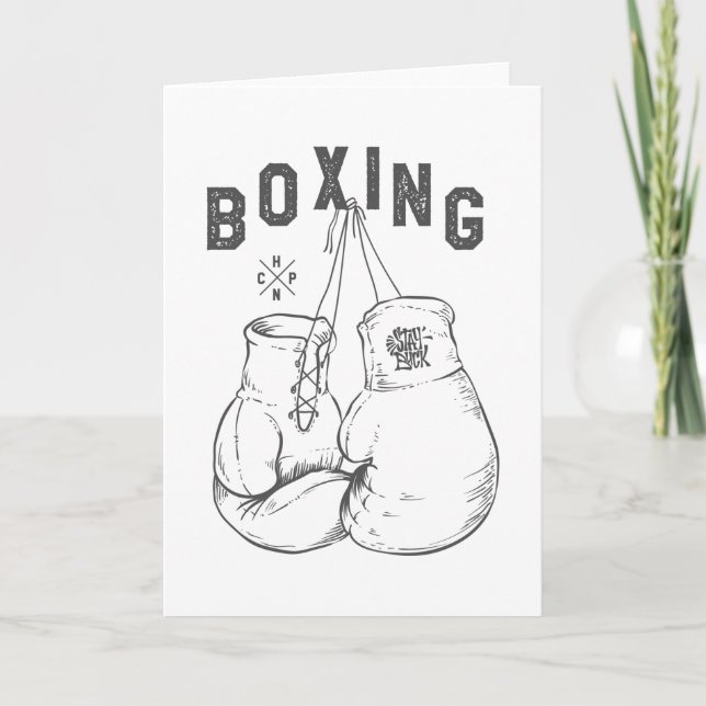 Carte Boxing gloves (Devant)