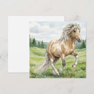 Carte Brana Pinto Palomino Aquarelle islandaise
