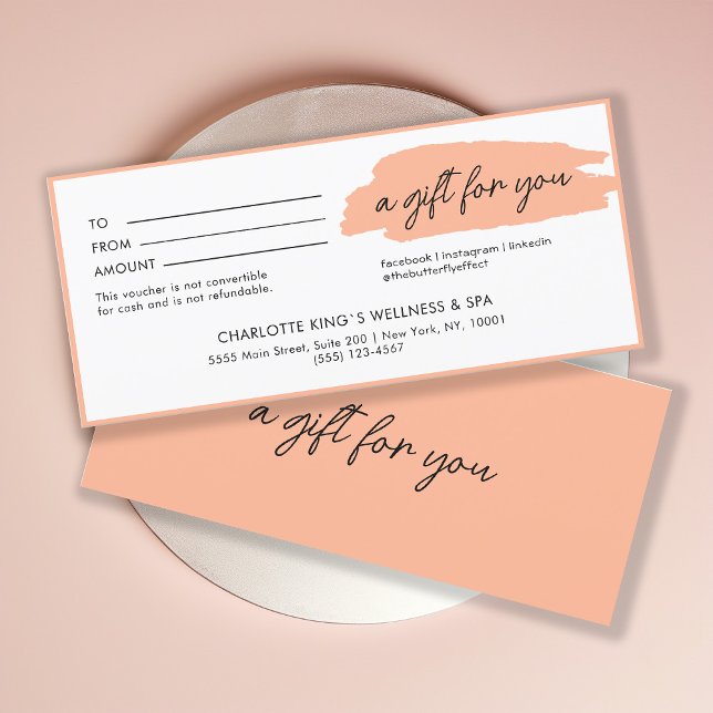 Carte Branché, moderne, écriture manuscrite, commerce de (Trendy, modern, handwriting, coral business.)