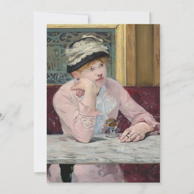 Carte Brandy à la prune | Édouard Manet (Devant)