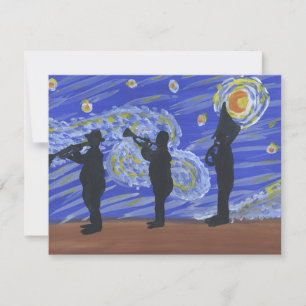 Carte Brass Band New Orleans Starry Night