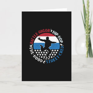 Carte Break Dance Breakdance Hip-Hop Boy