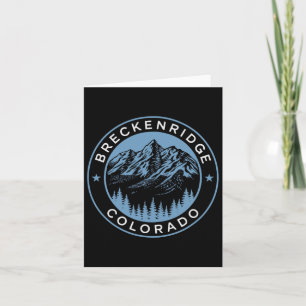 Carte Breckenridge Co Randonnée Camping Tourist Ski Cade