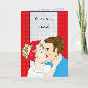 Carte Brève-moi de Retro Art Couple