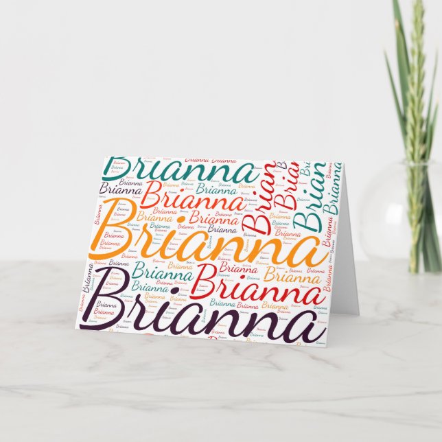 Carte Brianna (Devant)