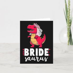 Carte Bride Saurus Dinosaur Fiançailles Couples M Mariag