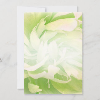 Carte Bright Greenish Floral mariage cadeau
