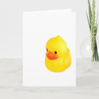 Carte Bright Jaune Canard en caoutchouc
