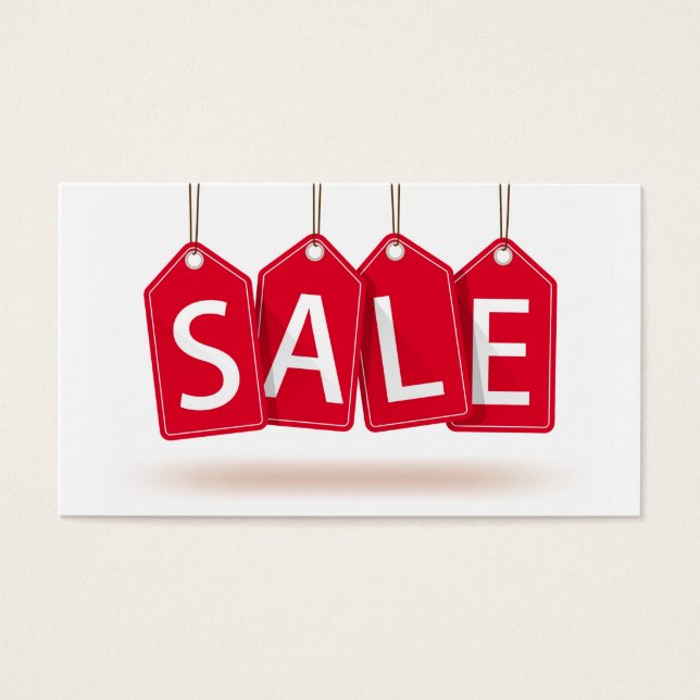 Carte Bright Red Sale (Devant)