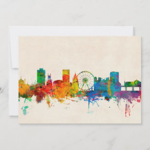 Carte Brighton England Skyline