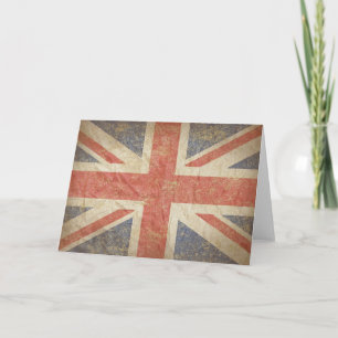 Carte British Flag Distressed