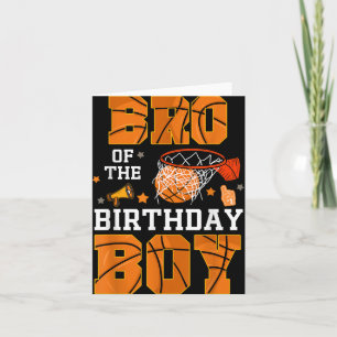 Carte Bro Of The Birthday Boy Basketball B-day Décoratio