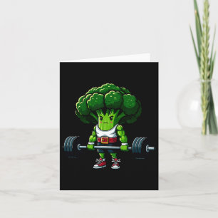 Carte Broccoli Deadlift Gymnase levant Vegan Tee Powe