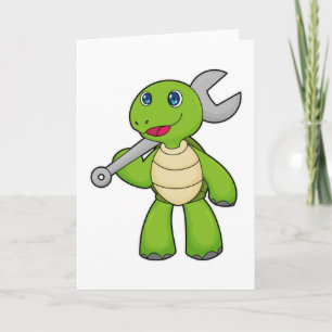Carte Broche mécanique de tortue