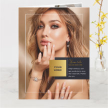 Brochure Bifold Bleu Or