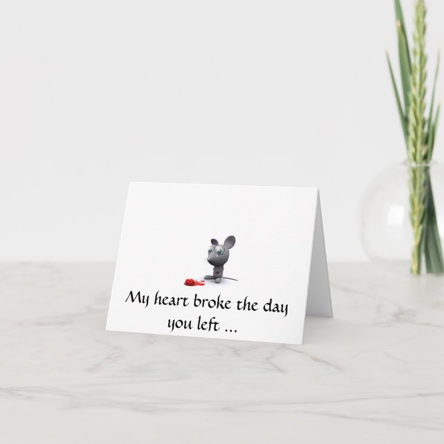 Carte Broken Hearted (Devant)