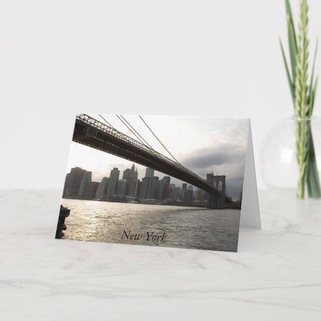 Carte Brooklyn Bridge, New York (Devant)
