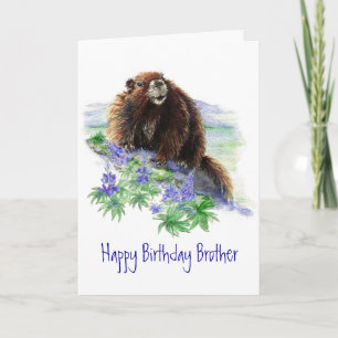 Carte Brother,  Birthday Endangered Animal Greeting