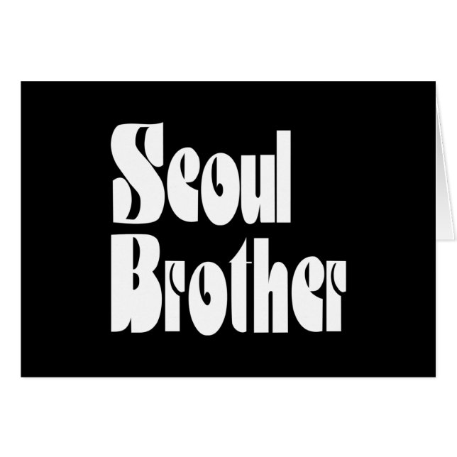 Carte Brother de Séoul (Devant horizontal)