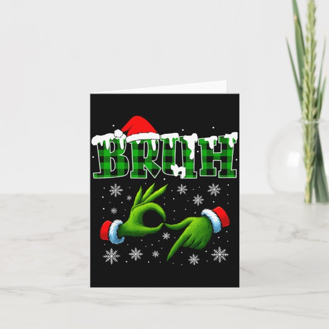 Carte Bruh 67 Six Seven 6 7 Shirts Funny Meme Christmas  (Devant)