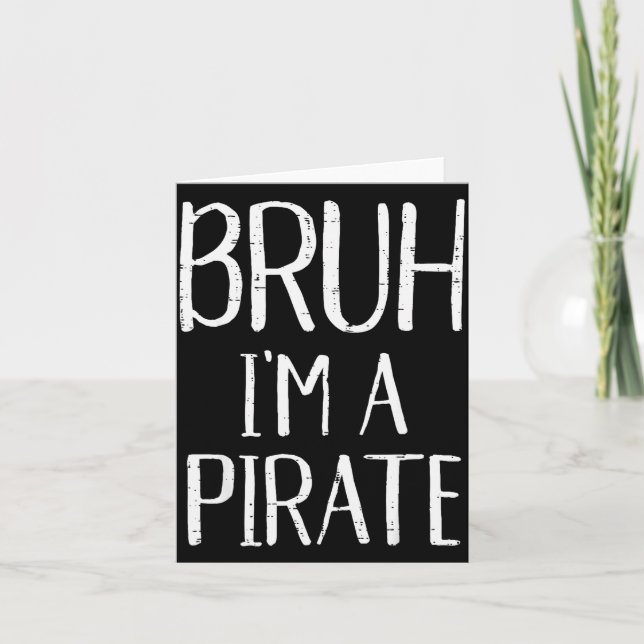 Carte Bruh Im A Rate Funny Meme Halloween Costume Men Wo (Devant)