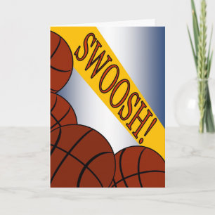 Carte Bruissement ! Succès Congrats de basket-ball