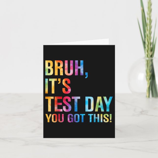 Carte Bruit Son Jour De Test Vous Avez Ce Jour De Test E (Devant)