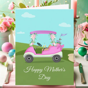 Carte Brunch de la fête des mères en voiturette de golf