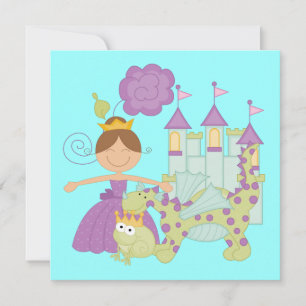 Carte Brunette Princesse