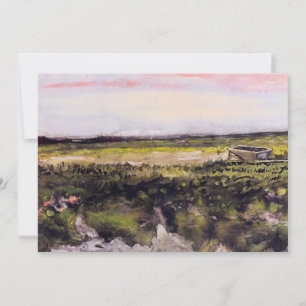 Carte Bruyère avec une brouette par Vincent van Gogh