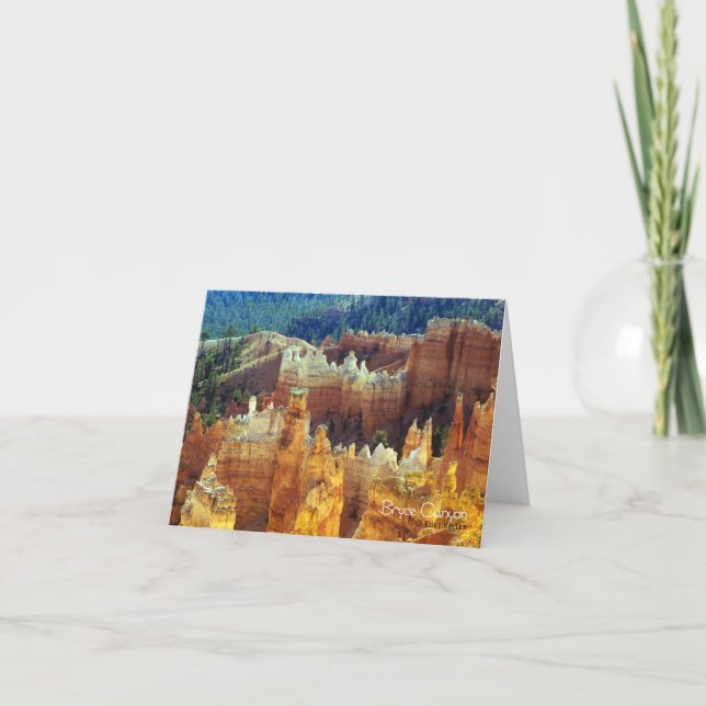 Carte Bryce Canyon (Devant)