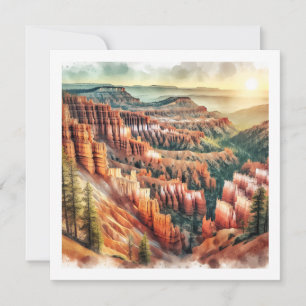 Carte Bryce Canyon, Utah   Je Dis Salut