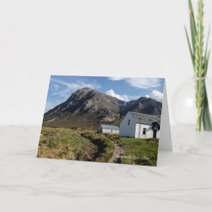Carte Buachaille Etive Mhor Lagangarbh Paysage du chalet