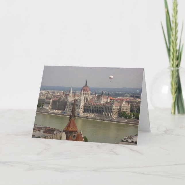 Carte Budapest, Hongrie (Devant)
