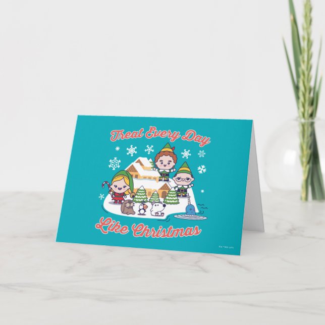 Carte Buddy l'Elf Chibi Graphic (Devant)