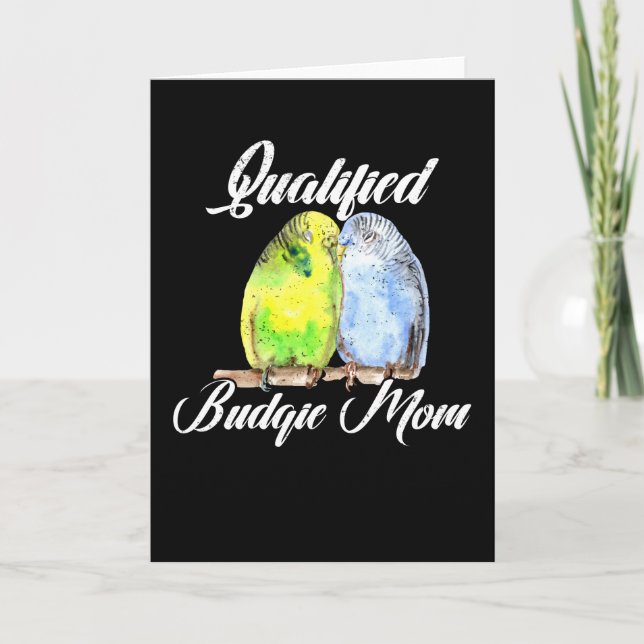 Carte Budgie Budgie Sittet Mama Parrot (Devant)