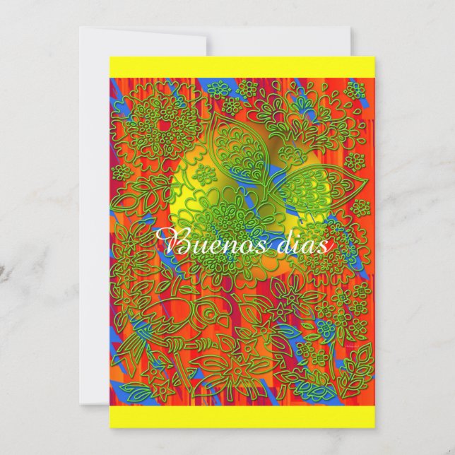 Carte Buenos dias (Devant)